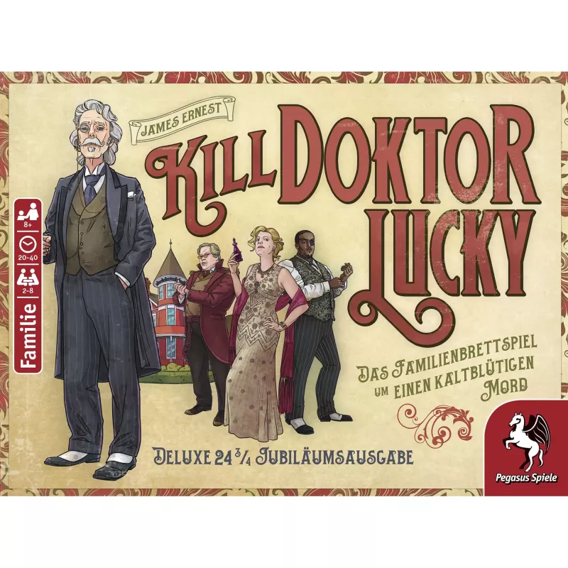 PEGASUS Kill Doktor Lucky juego de mesa