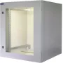 RESISTER rack de red de 19 inch Pro - IP66 para exterior e industria - puerta con ventana - 16U - 600x600 mm - gris claro (RAL 7035) (90RR19WV166GG)
