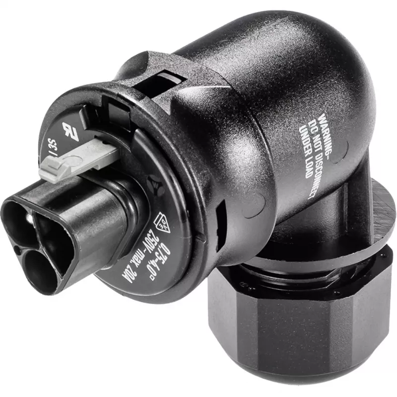PRIWATT Cable Wieland 10 metros negro (0% IVA, conector hembra Betteri > conector macho Wieland)