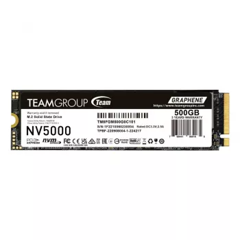 Team Group NV5000 500 GB M.2 PCIe Gen4 x4 NVMe SSD - 4500 MB/s lectura
