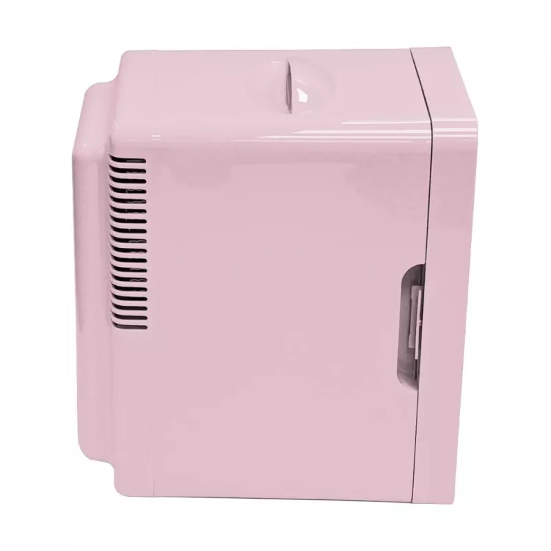 ELLE Home ESDAFX08PUEU mininevera con espejo de maquillaje LED 8L lila