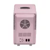 ELLE Home ESDAFX08PUEU mininevera con espejo de maquillaje LED 8L lila