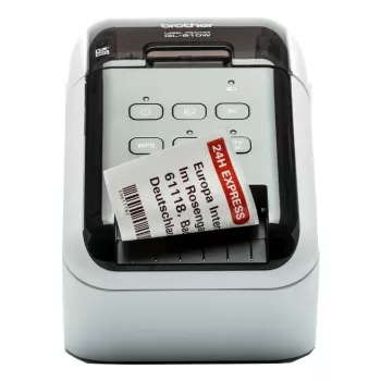 Brother QL-810WCYJ1 Impresora de etiquetas - Impresión térmica directa, 300x600 dpi, Wi-Fi, corte automático