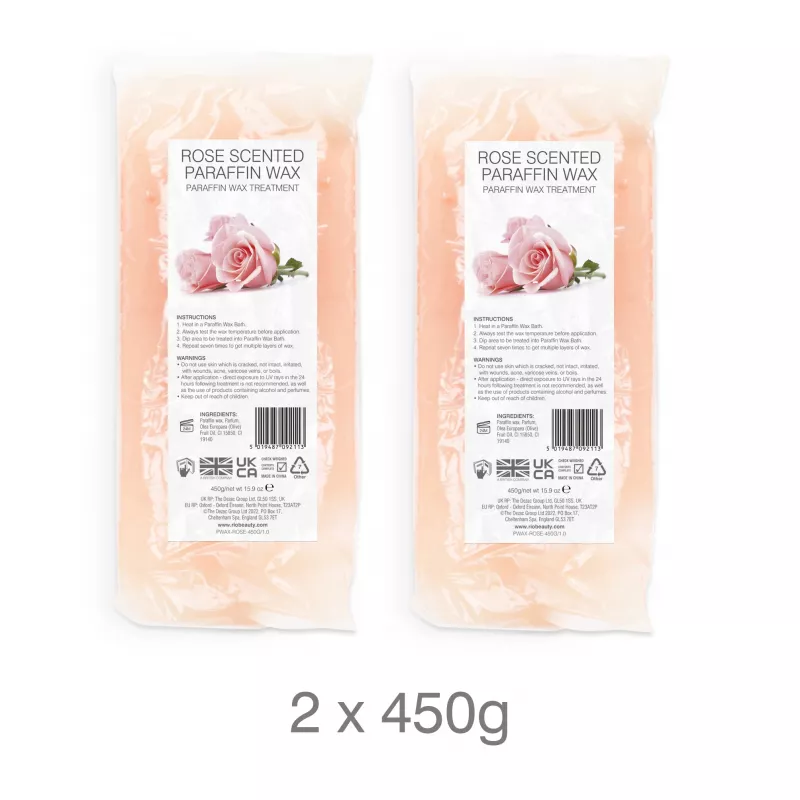 RIO PWAX-EU/1,1 Calentador de baño de parafina - 200W, capacidad 2,3kg, blanco con detalles morados