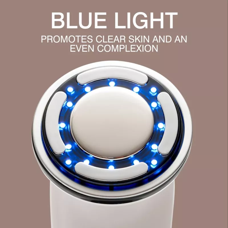 RIO FCAA-EU/1,0 mascarilla facial LED - terapia de luz roja, azul y verde, 150 LED, recargable