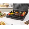Salter EK6236VDE ActiGrill Everyday parrilla eléctrica, 1000 W, antiadherente, negra/plateada
