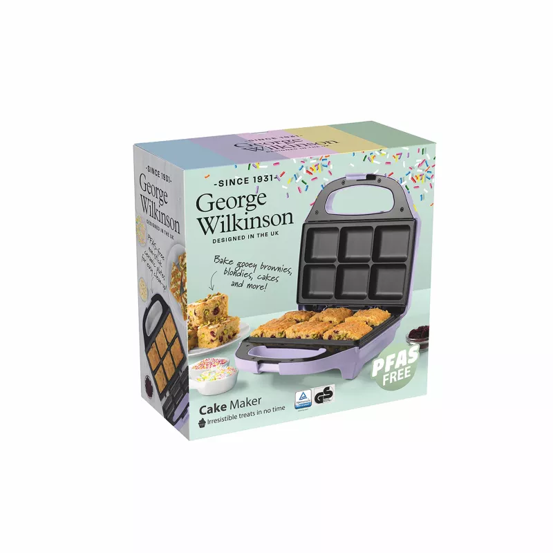 Giles & Posner EK5921GSBLVDE Máquina de cupcakes - 700W, 7 cupcakes, antiadherente, negra