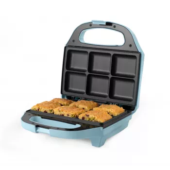 Giles & Posner EK5921GSBLVDE Máquina de cupcakes - 700W, 7 cupcakes, antiadherente, negra