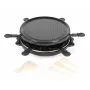 Giles & Posner EK4511GV2VDE Grill raclette de mesa 1200 W 8 personas negro/plateado