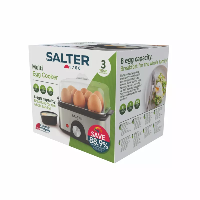 Salter EK6213VDE hervidor de huevos múltiple