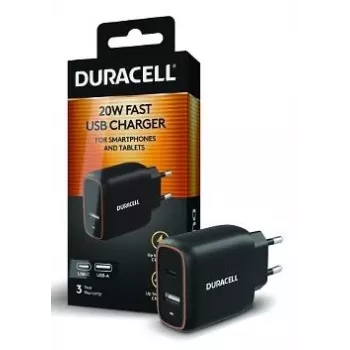 Duracell cargador USB 20W 1C+1A