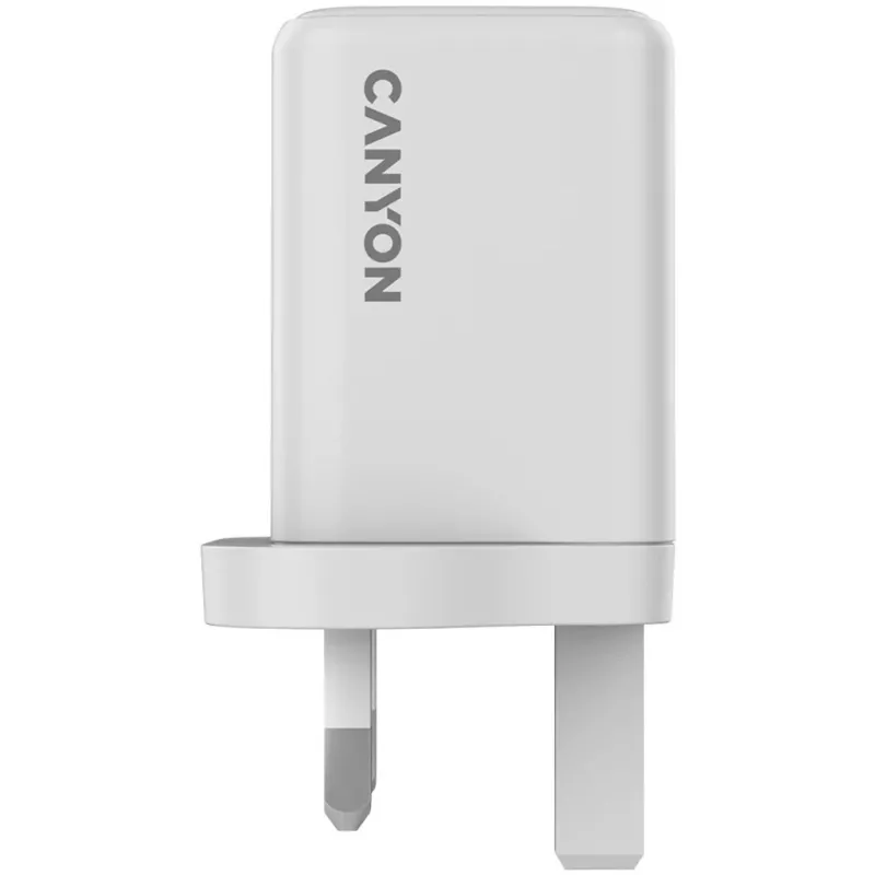 CANYON CU45AC cargador de pared GaN 45W 1xPD 1xQC UK blanco