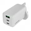 CANYON CU65ACC GaN 65W 2xPD 1xQC Cargador de pared UK Blanco