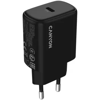 CANYON OnCharge 250 25W 1xPD EU Cargador de pared Negro