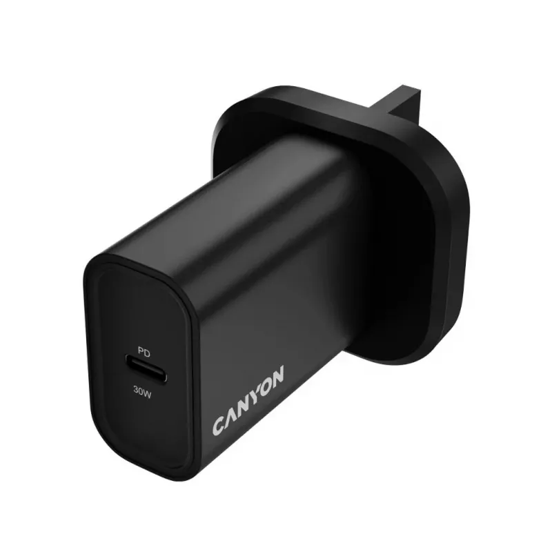 CANYON OnCharge 30CL Max Power 30W 1xPD UK Cargador de pared negro
