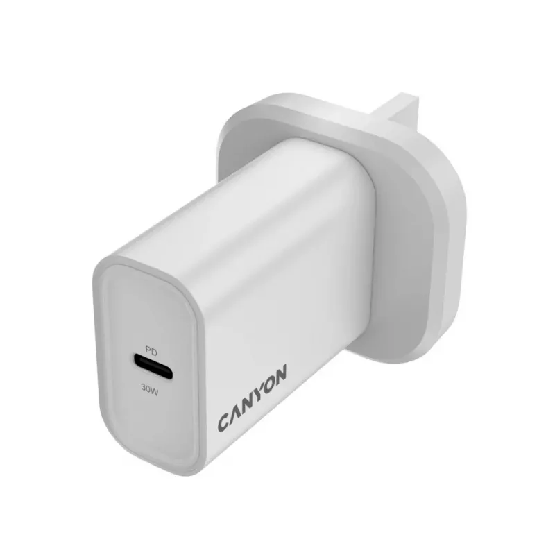 CANYON OnCharge 30CL Max Power 30W 1xPD UK cargador de pared blanco