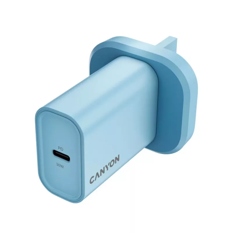 CANYON OnCharge 30CL Max Power 30W 1xPD UK cargador de pared azul claro