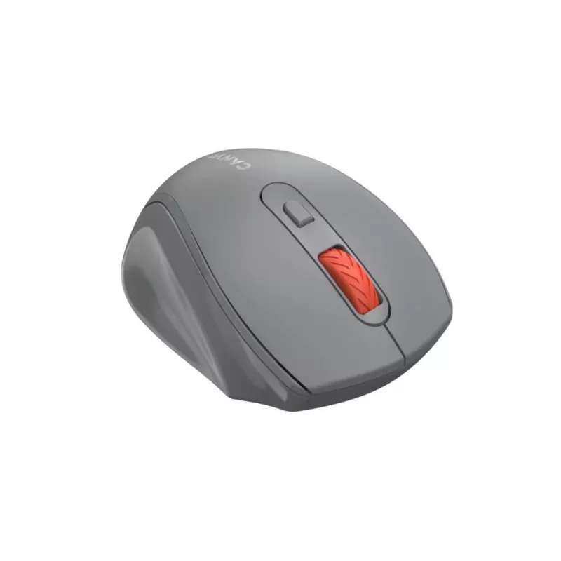 Canyon Ratón óptico inalámbrico 2.4 GHz de 6 botones, Gris oscuro
