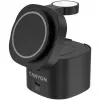 Canyon Base de carga inalámbrica 4 en 1, 30W max, tamaño: 70x70x70,3mm, peso: 414g, con cable de 1M, negro