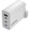 CANYON OnCharge 140 cargador GaN 150W Max 3 USB-C + 1 USB-A blanco enchufe UK