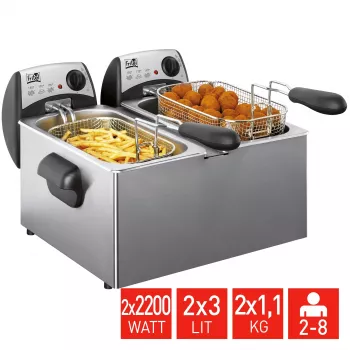 Freidora FRITEL Starter 6 litros 4,4 kW gris