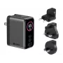 SANDBERG Cargador de viaje PD65W con pantalla