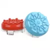 SteelSeries KontrolFreek Performance Thumbsticks Splash (Rojo/Azul, 2 uds., para Nintendo Switch Joy-Cons y Nintendo Switch Lite)