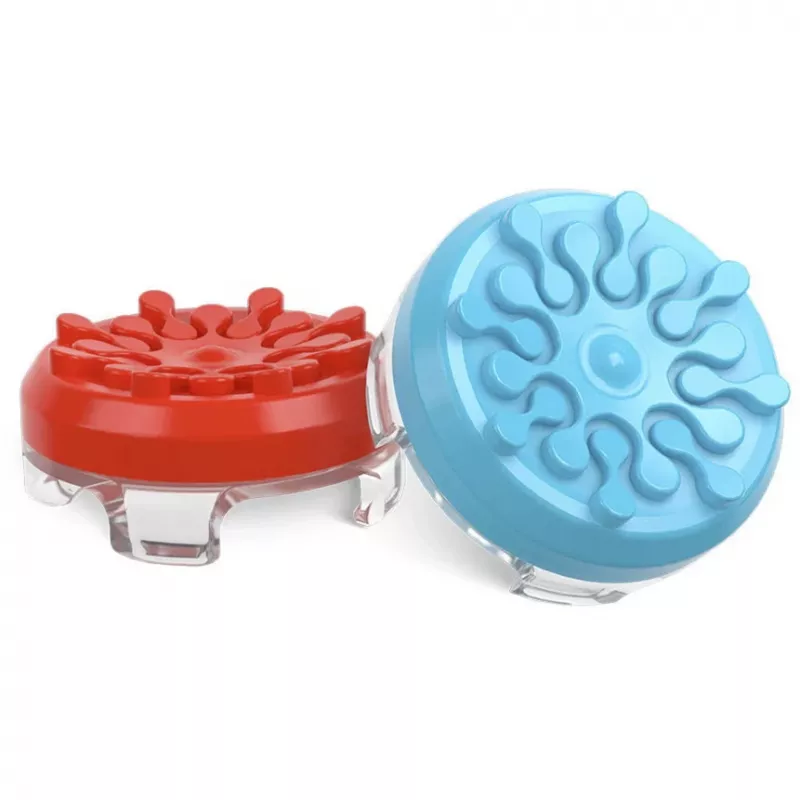 SteelSeries KontrolFreek Performance Thumbsticks Splash (Rojo/Azul, 2 uds., para Nintendo Switch Joy-Cons y Nintendo Switch Lite)