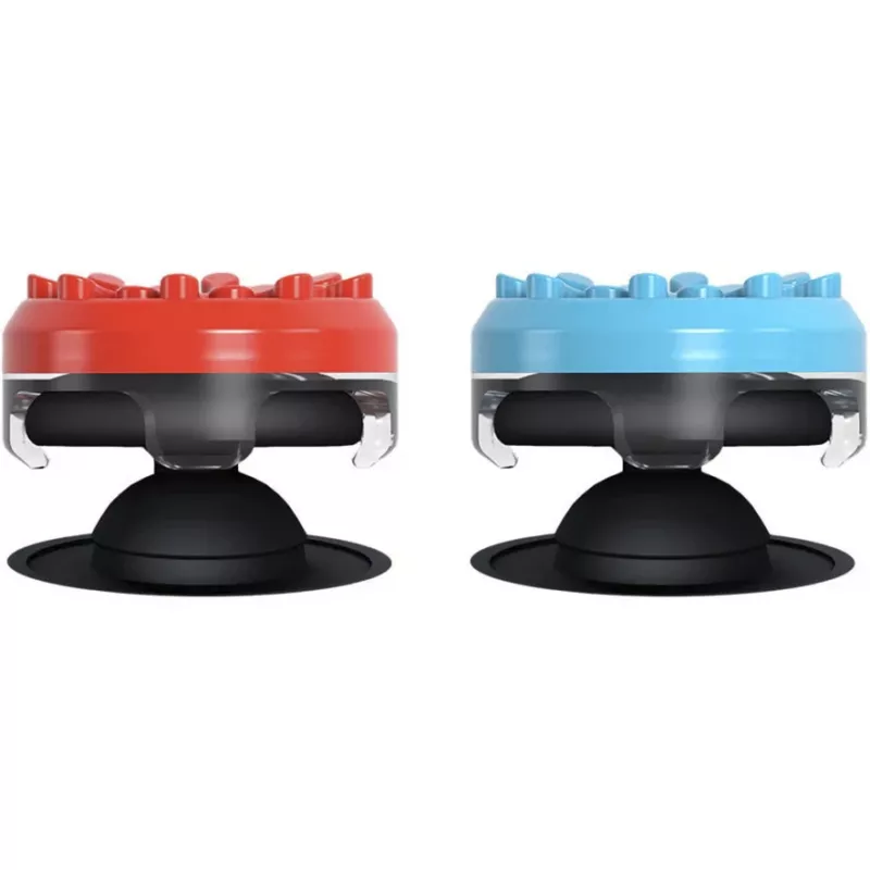 SteelSeries KontrolFreek Performance Thumbsticks Splash (Rojo/Azul, 2 uds., para Nintendo Switch Joy-Cons y Nintendo Switch Lite)