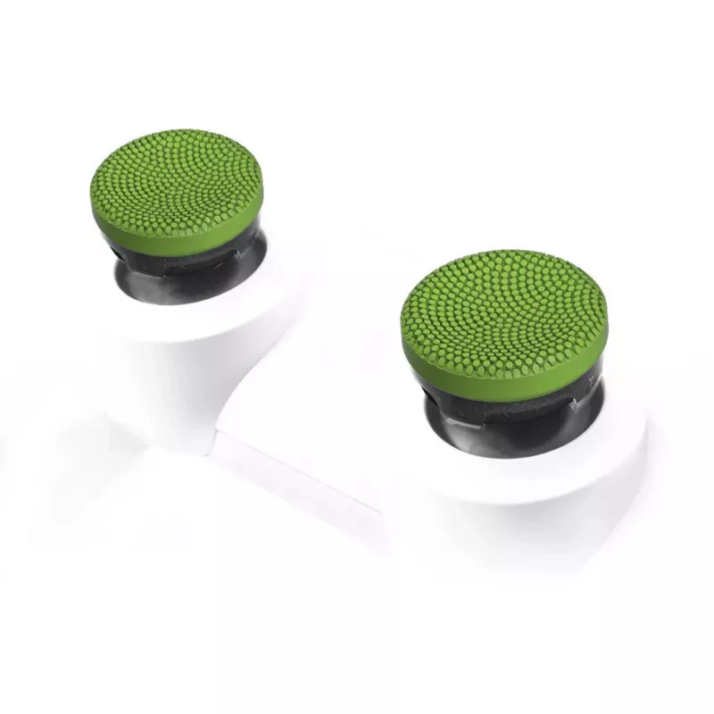 SteelSeries KontrolFreek Precision Sports Thumbsticks Football Edition (Verde/Negro, 2 uds., para mando PlayStation 5/4)