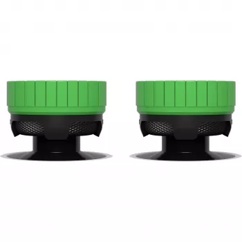 SteelSeries KontrolFreek Minecraft Performance Thumbsticks Creeper Edition (Verde/Negro, 2 uds., para mando PlayStation 5/4)