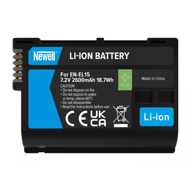 Newell Battery Plus batería de repuesto EN-EL15 para Nikon