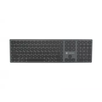 NATEC Dolphin Wireless Bluetooth + 2,4GHz teclado CZ/SK Layout, X-Scissors, Aluminium Slim