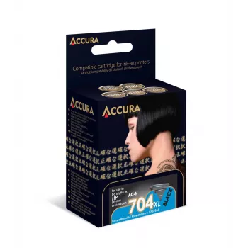 Accura Tinta HP n.º 704 XL (CN692AE) cartucho de tinta compatible negro