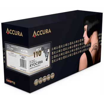 Accura Cartucho de tóner compatible para Kyocera TK-1140 (negro, 7200 páginas)