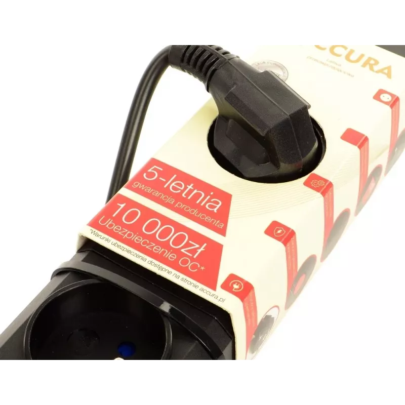 Accura Premium Crux Regleta de enchufes 6 tomas 1,5 m blanco