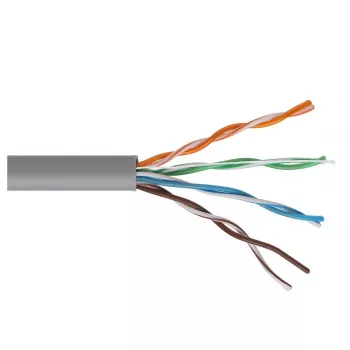MACLEAN Cable de red UTP Cat 5e CCA 50m gris MCTV-578