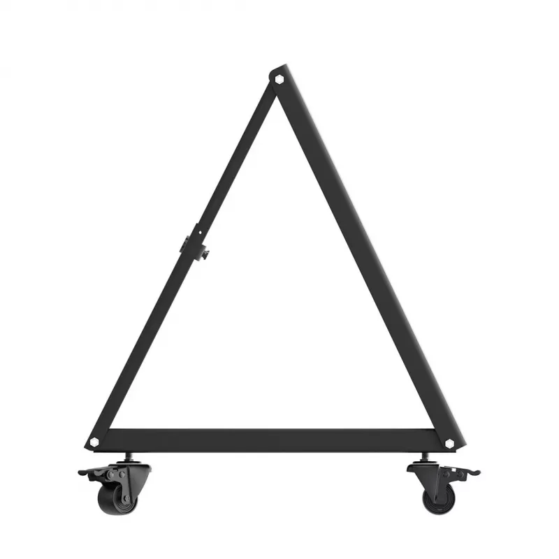 Maclean MC-183 Soporte de suelo móvil/ carro para TV, 37-80 pulgadas, VESA 800x400, 75 kg, ruedas con freno, negro