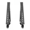 Maclean MC-183 Soporte de suelo móvil/ carro para TV, 37-80 pulgadas, VESA 800x400, 75 kg, ruedas con freno, negro