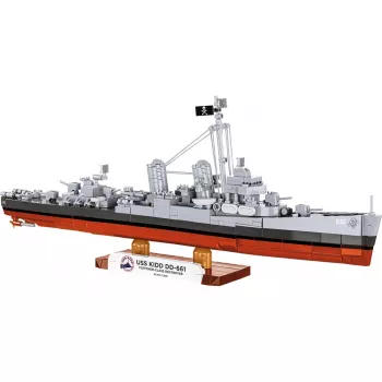 COBI USS Kidd DD-661 Destructor clase Fletcher Maqueta de plástico 1:350