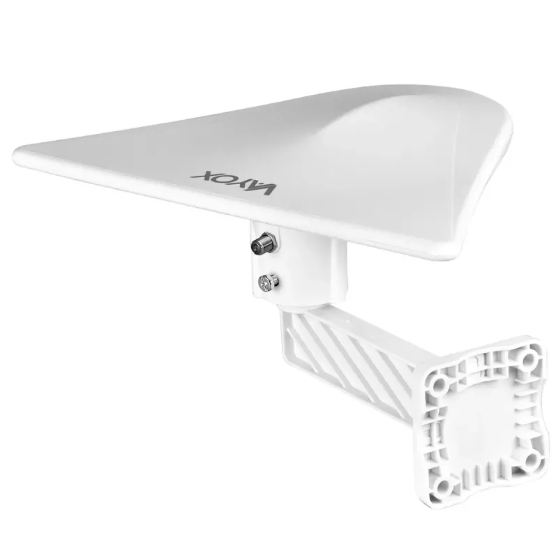 VAYOX DigiActiv Antena exterior DVB-T/T2 4G LTE VHF UHF VA0022 blanca