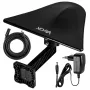 VAYOX DigiActiv VA0023 Antena exterior activa DVB-T/T2 4G LTE VHF UHF negra