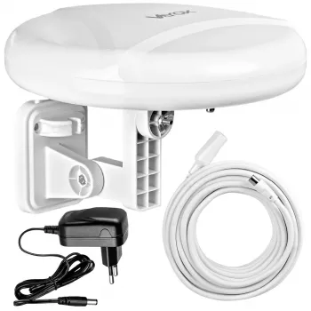 VAYOX VA0024 Antena exterior multibanda Digital360 4G LTE FM VHF UHF