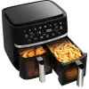 Kernau KSAF 1017 EB Duo 10.2 L Freidora de aire negra de doble cesta