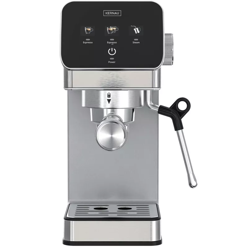 Kernau KCM 131 cafetera espresso, 15 bar, 900 W, depósito de agua de 0,9 l, café molido y ESE