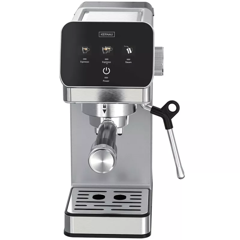 Kernau KCM 131 cafetera espresso, 15 bar, 900 W, depósito de agua de 0,9 l, café molido y ESE