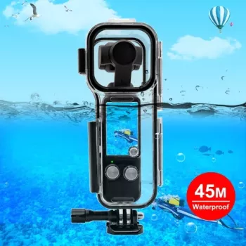 PULUZ Carcasa subacuática para DJI Osmo Pocket 3, sumergible hasta 45m, PU967T