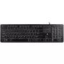Teclado de membrana con cable USB retroiluminado Accura Artesia ACC-K1408, Full-Size QWERTY, LED multicolor, Negro