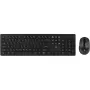 Teclado de membrana con cable Full-Size Accura Delano ACC-K1306 con Iluminación RGB, Negro