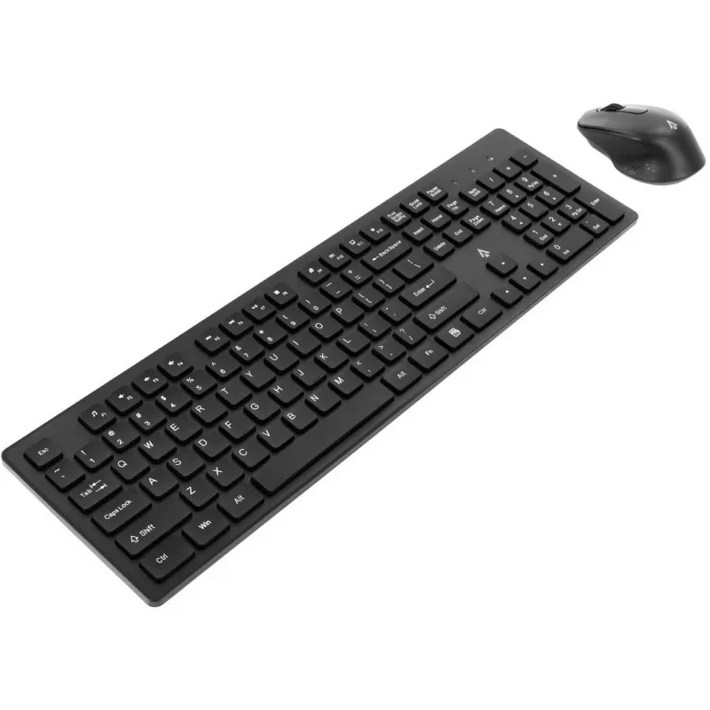 Teclado de membrana con cable Full-Size Accura Delano ACC-K1306 con Iluminación RGB, Negro